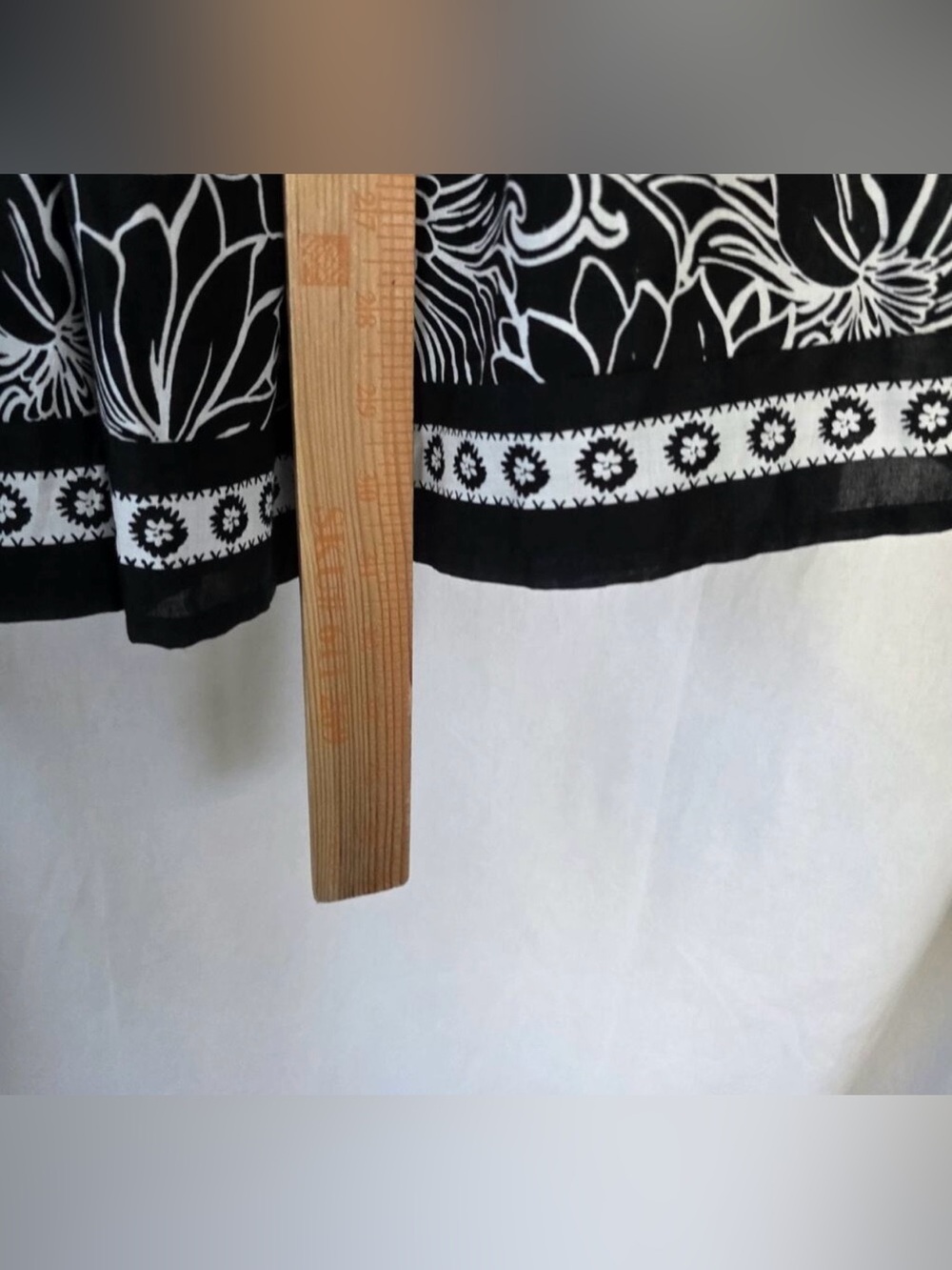 Japna Black and White Floral Midi Two-Piece Set - Picture 4 of 10